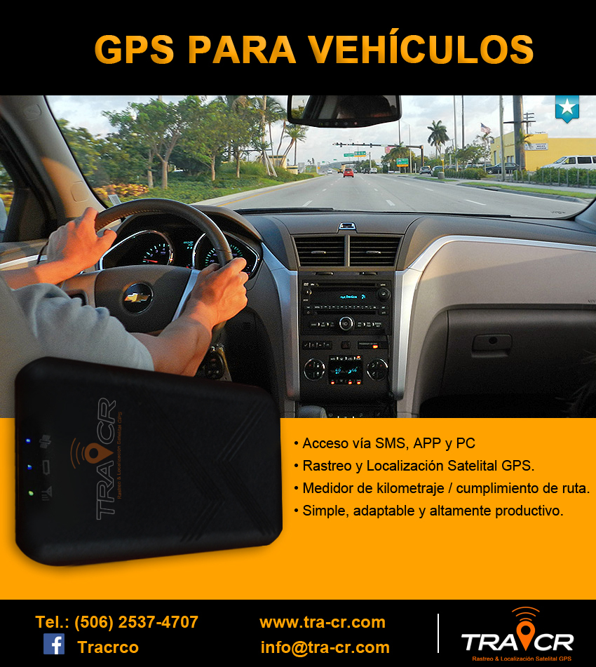 Dispositivo GPS de monitoreo y rastreo de vehículos
